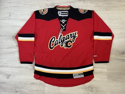 NHL Eishockey Trikot Calgary Flames Reebok Jersey XL Maillot Maglia 