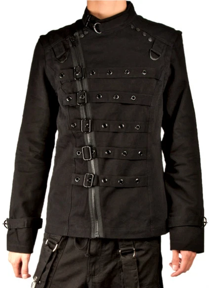 TRIPP NYC GOTH PUNK EMO BLACK PSYCHO BAND BONDO JACKET HALLOWEEN COSTUME - Image 2 of 3