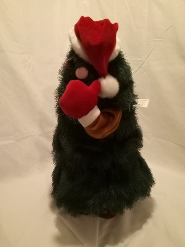 Rock-A-Long Oh Christmas Tree 2003 Animated Singing Dancing Light Up 18" Works - Picture 3 of 10