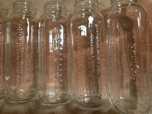 5 Vintage Evenflo Glass baby bottles 8 oz. In Cooler Bag Mexico Excellent - Picture 5 of 13