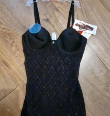 NEU TRIUMPH Gr.70D DIAMOND SENSATION SHAPE Hemd/Shirt * Schwarz 