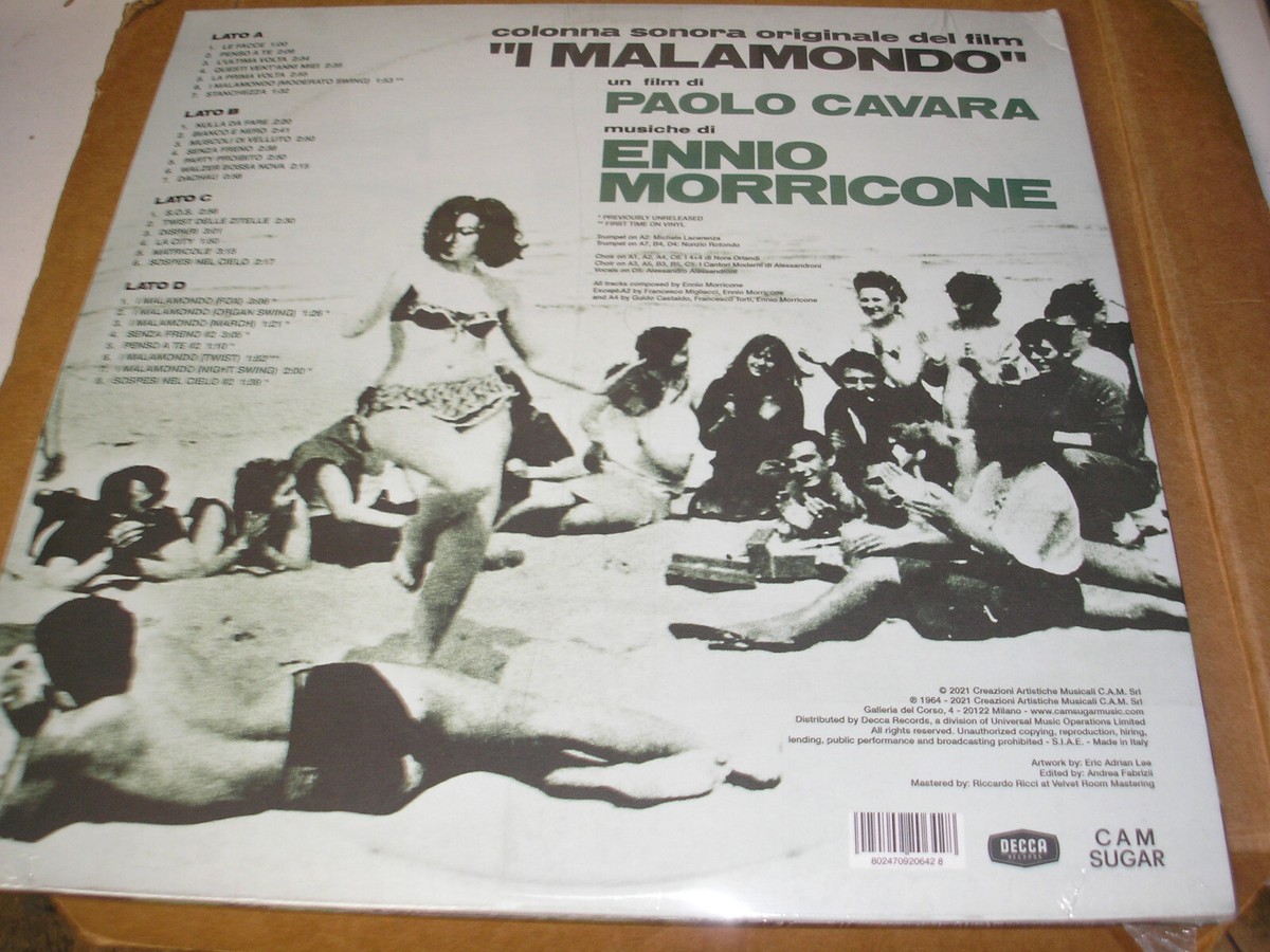 欧2LP Ennio Morricone I Malamondo CS003 Cam Sugar /00520 Ennio Morricone - I Malamondo soundtrack double LP new