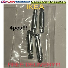 4x 123492/603440 IKEA METALL NOCKENSCHLOSS BEFESTIGER SCHRAUBE SÄUBE HENSVIK ERSATZTEILE