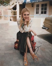 Elle Fanning Sexy Autographed Signed 8x10 Photo COA E4N