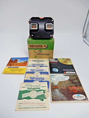 Vintage Sawyers View Master 3D Slide Viewer Stereoscope Includes Box Reels.