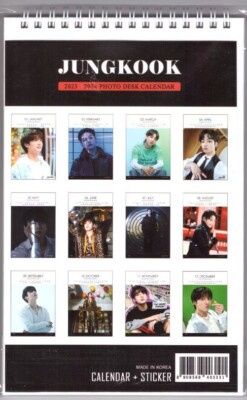 BTS JUNGKOOKカレンダー BTS Jungkook Photo Calendar 2025 & 2026 K-POP 2024.08 | eBay
