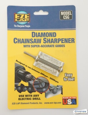 Kettensägenschärfgerät Eze-lap 5/32'' Diamantfeile mit Präzisionsführung CSG532
