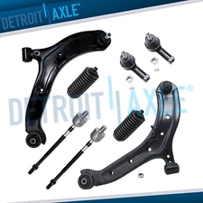 8pc Front Lower Control Arm Ball Joint Tie Rod Boot for 2000-2005 Hyundai Accent