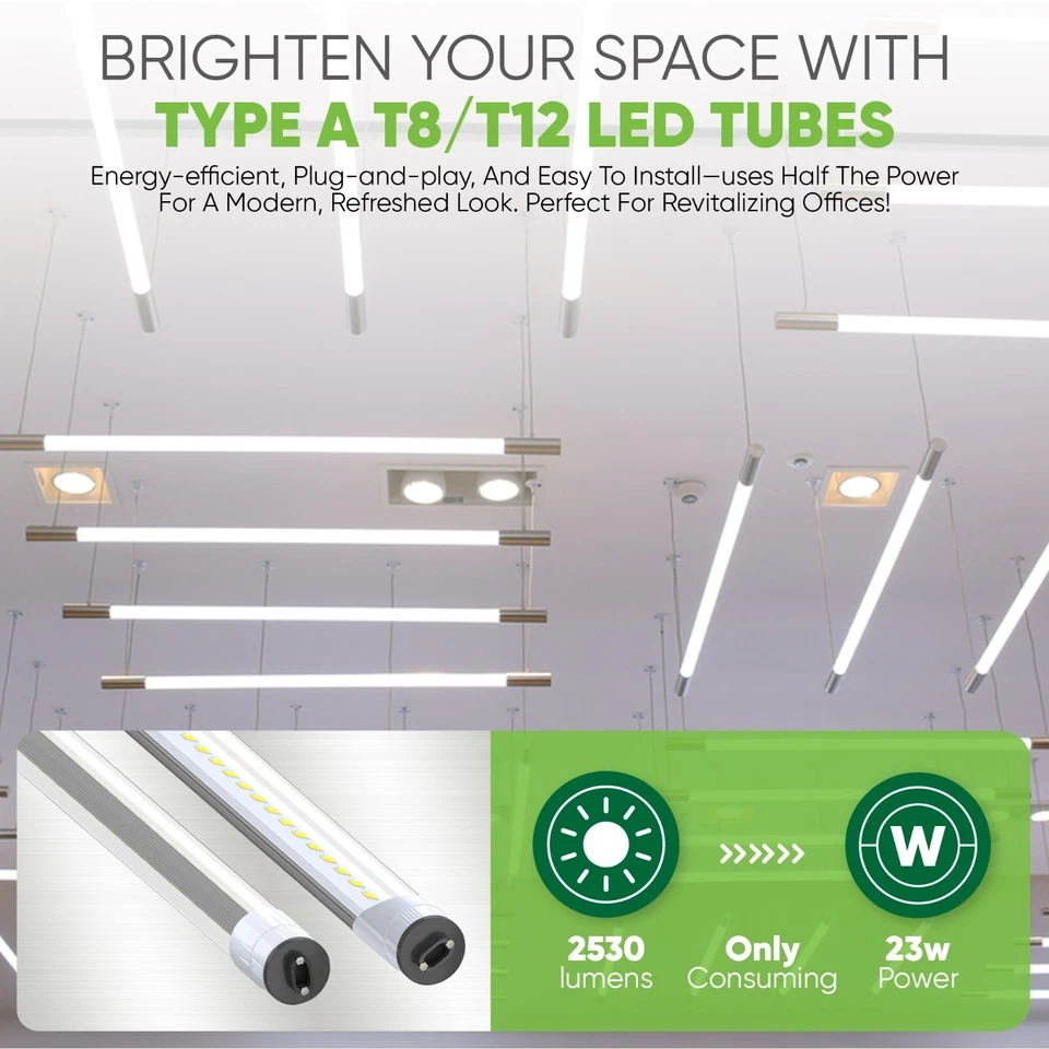 30 in. R17D T12/HO LED Type A Plug & Play Replacement for 42W F30T12/D/HO - Image 2 of 4