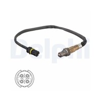 Delphi ES21190-12B1 Lambdasonde FüR Bmw, Nach Katalysator, Vor Katalysator