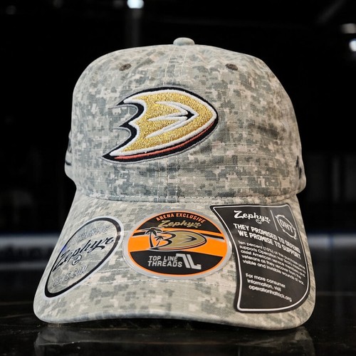 Cappello Zephyr Anaheim Ducks Clean Up OHT digitale mimetico cinturino regolabile berretto papà - Foto 6 di 10