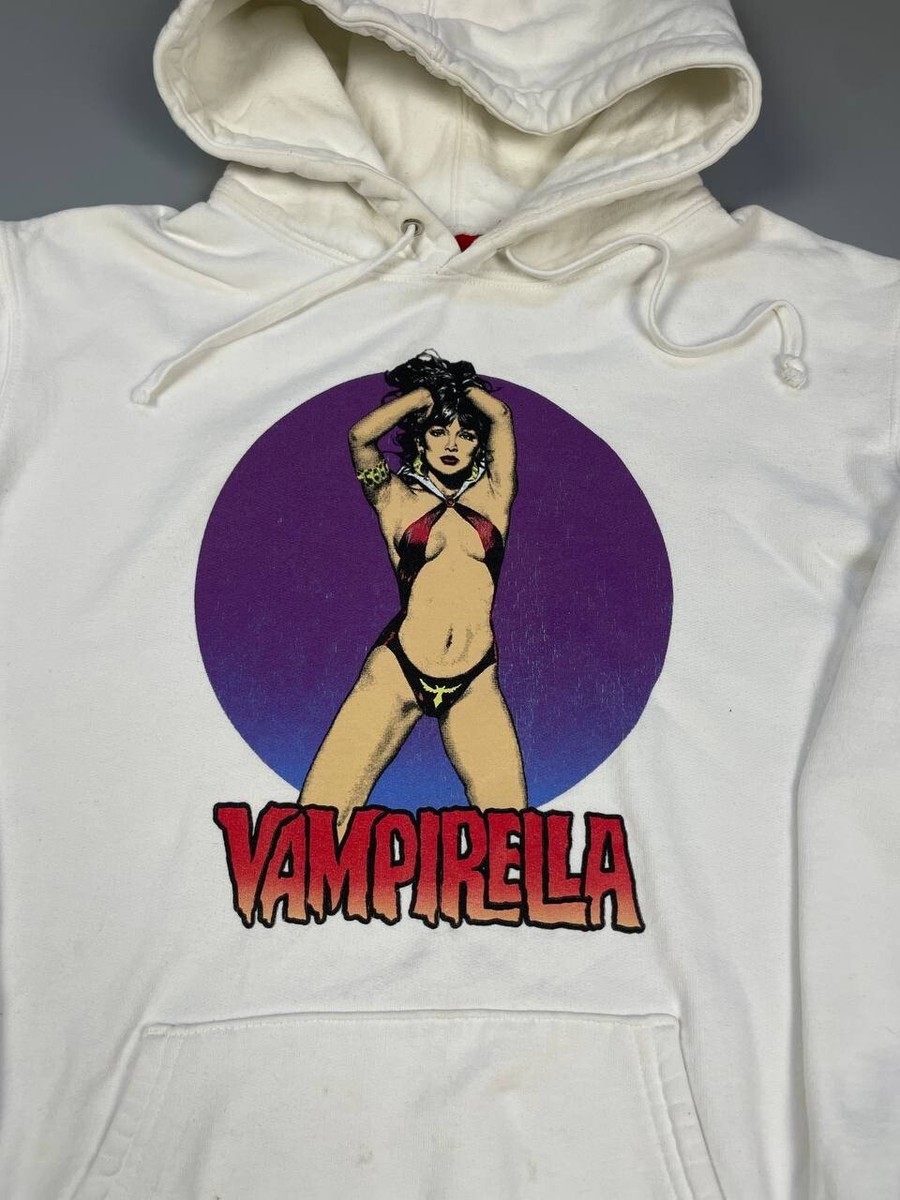 SS17 Supreme Vampirella Hooded Sweatshirt 2017 White Hoodie