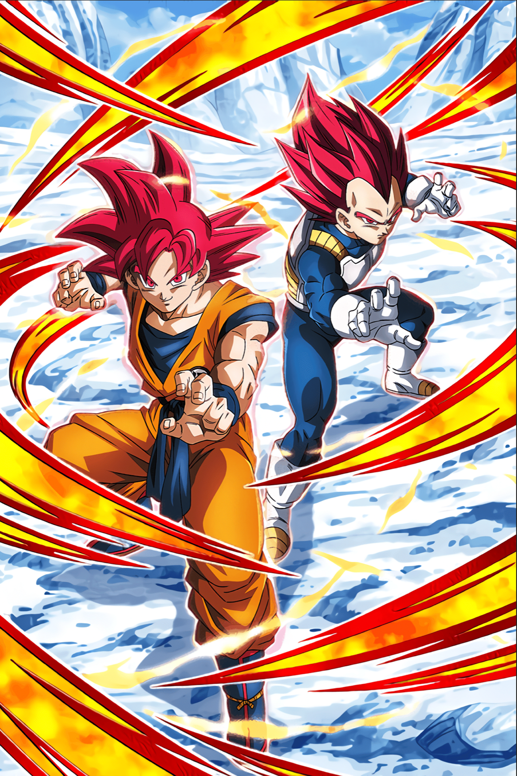 Dragon Ball Z/GT/Super Collage Goku Vegeta Poster 12in x 18in Free Shipping