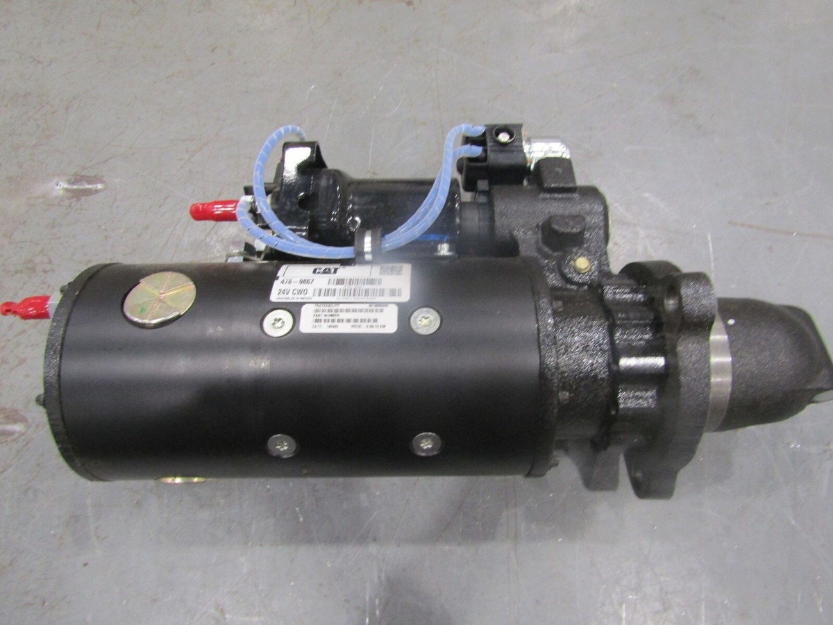 CAT 478-9867 Heavy Duty 24V Starter Genuine OEM Caterpillar