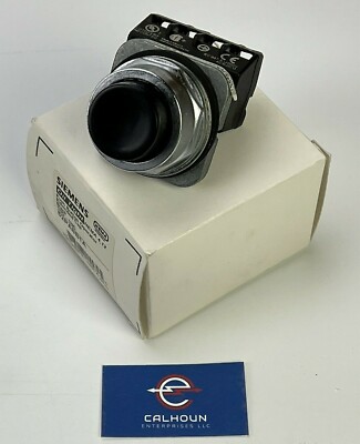 New! SIEMENS 52PA8B1A Push Button Operator ExtendedCap Black 1NO-1NC *WARRANTY*