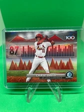 2024 Bowman Top 100 #BTP-87 Chase Davis St. Louis Cardinals Prospect