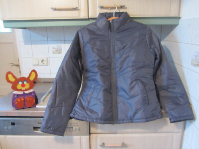 Anorak Steppjacke Damen Übergang  Winter grau Identic Gr. M 38 / 40 NEU