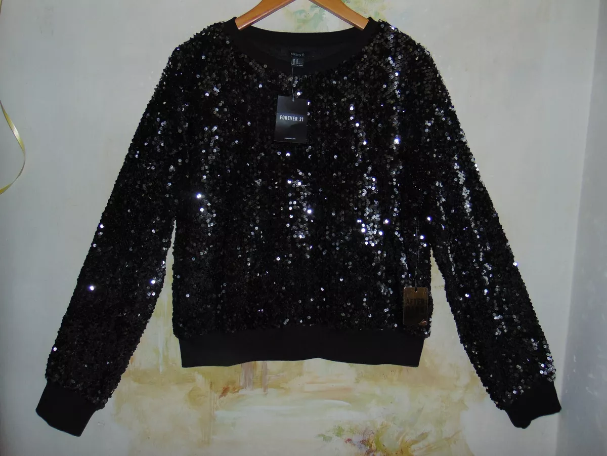 Silver sequin best sale sweatshirt