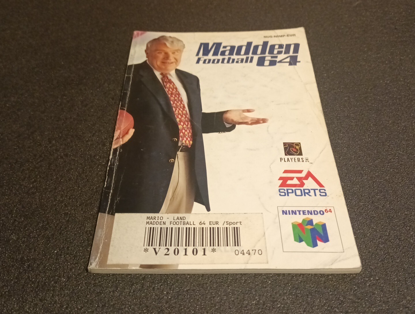 Madden football 64 Notice manuel d'utilisation Nintendo 64 n64