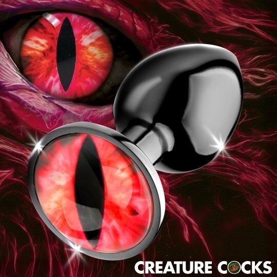 Sinister Eye Red Eye Metal Butt Anal Plug - Large Sex Toy | eBay