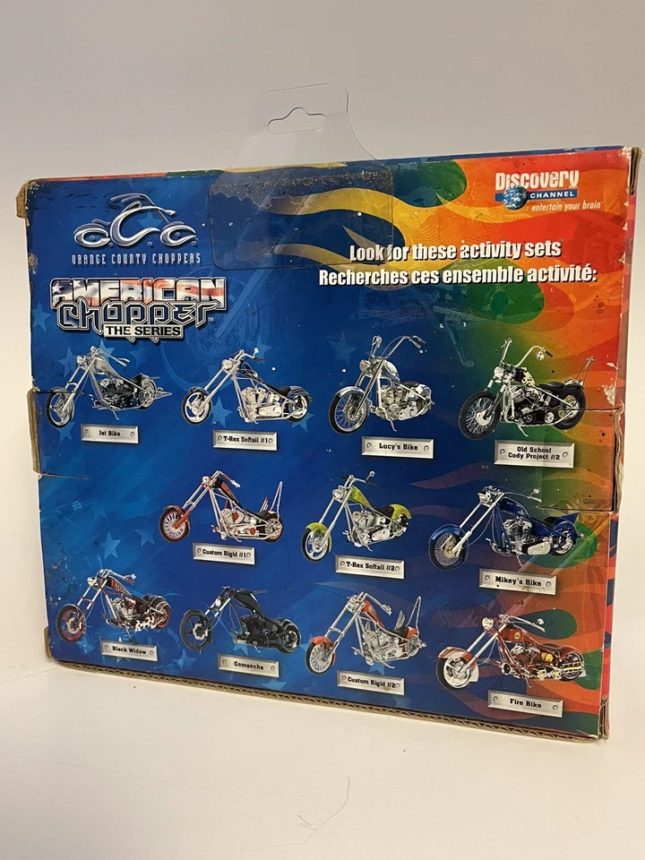 Orange County Choppers bike toy COMANCHE 1:18 scale Joy Ride vtg 2004 NEW in box - Image 3 of 4