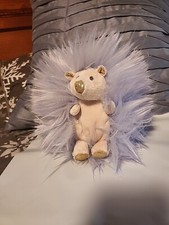 Fao Schwartz Plush Glitter Hedgehog 8 In Lavender Furry Quills, Sparkle Accents