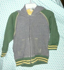 Gymboree Boys Athletic Hooded Jacket Size 12-18 Mo EUC