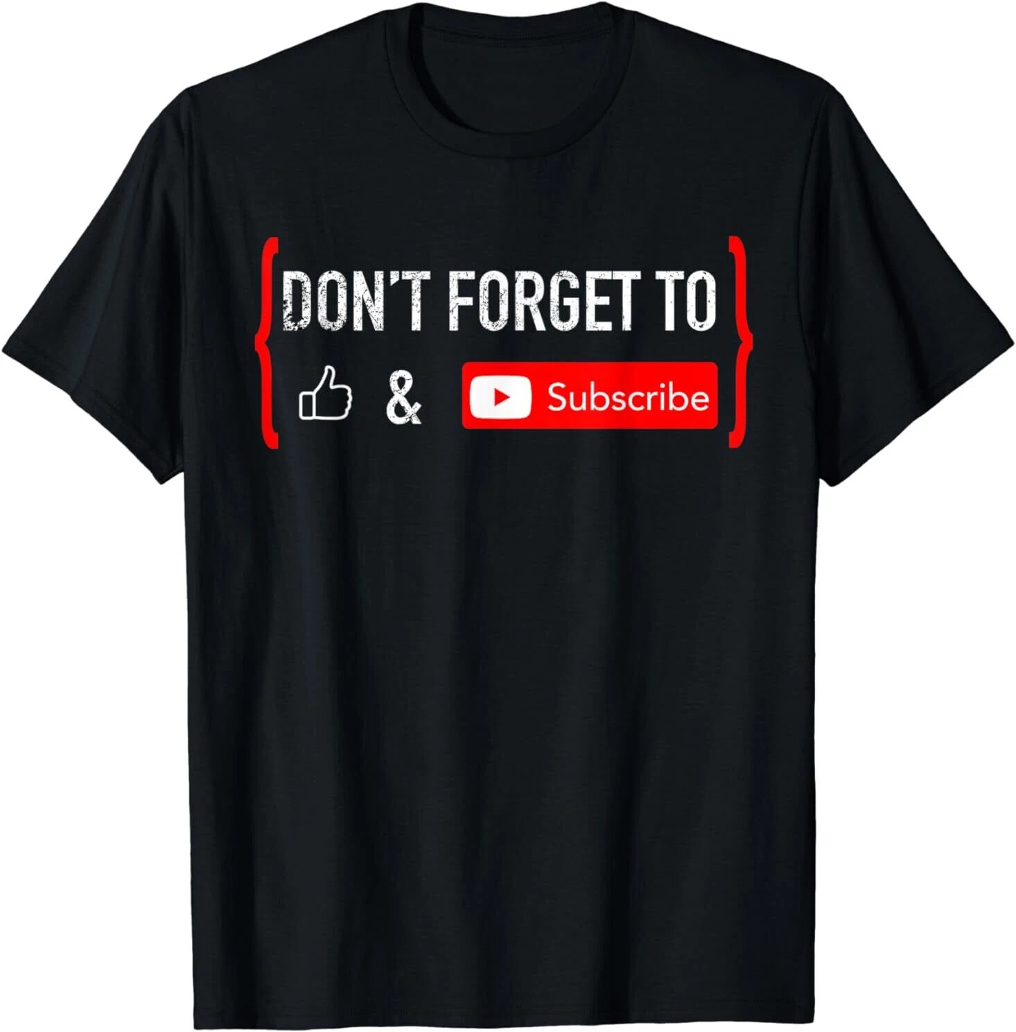 S L1600 Funny like and subscribe tee – video creator social media shirt