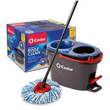 O-Cedar EasyWring RinseClean Spin Mop & Bucket System, FREESHIPPING