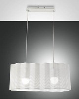Fabas Luce Pendelleuchte Glicine E27 2000X300Mm Weiß