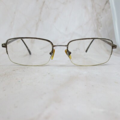 TITANflex Eyeglasses Frame M911 BRN Men's Brown Rectangular Half Rim 54-17-140