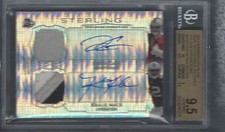 CARR/MACK 2014 BOWMAN STERLING PULSAR REF DUAL AUTO PATCH #BSPDAR-CM BGS 9.5/A10