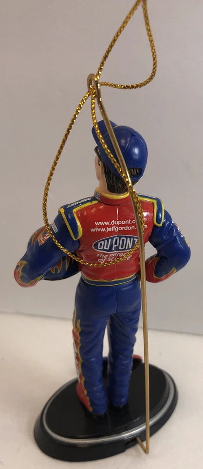 Lote de 4 figuras de conductor Nascar adornos navideños usadas Foto 4 de 4