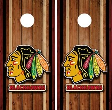 Chicago Blackhawks Cornhole Board Vinyl Sticker Decal Skin Wrap Decor VZ749