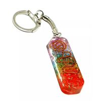 Orgon Chakra SchlüSselanhäNger Orgonit Kupferspule Emf Schutz Kupfer Keyring ...