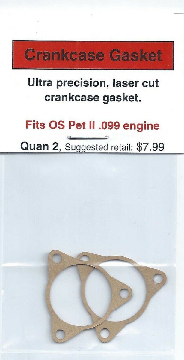 OS PET-Ⅱ 099 & OS PET-Ⅲ 099 OS Pet II .099 Crankcase Gasket 2 Pack NIP | eBay