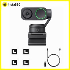 Insta360 Link 2 PTZ Zoom 4K Webcam 1/2" Sensor AI Tracking PC HDR Video Camera
