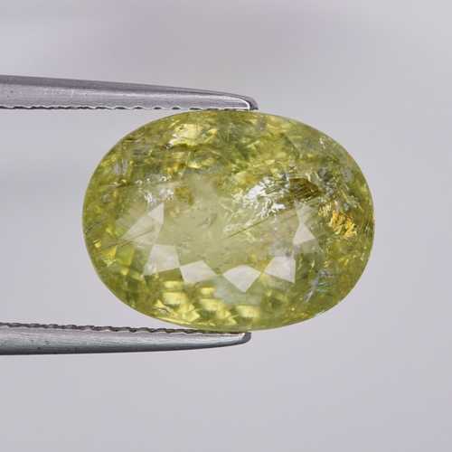 9,16 quilates 100 % genuino! Piedras preciosas sueltas de turmalina con rodamiento de cobre sin calefacción, - Imagen 1 de 2