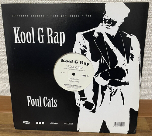 Kool G Rap / FOUL CATS / 12" Vinyl 1998 US ORIG PROMO / VG+ / VERY RARE!!