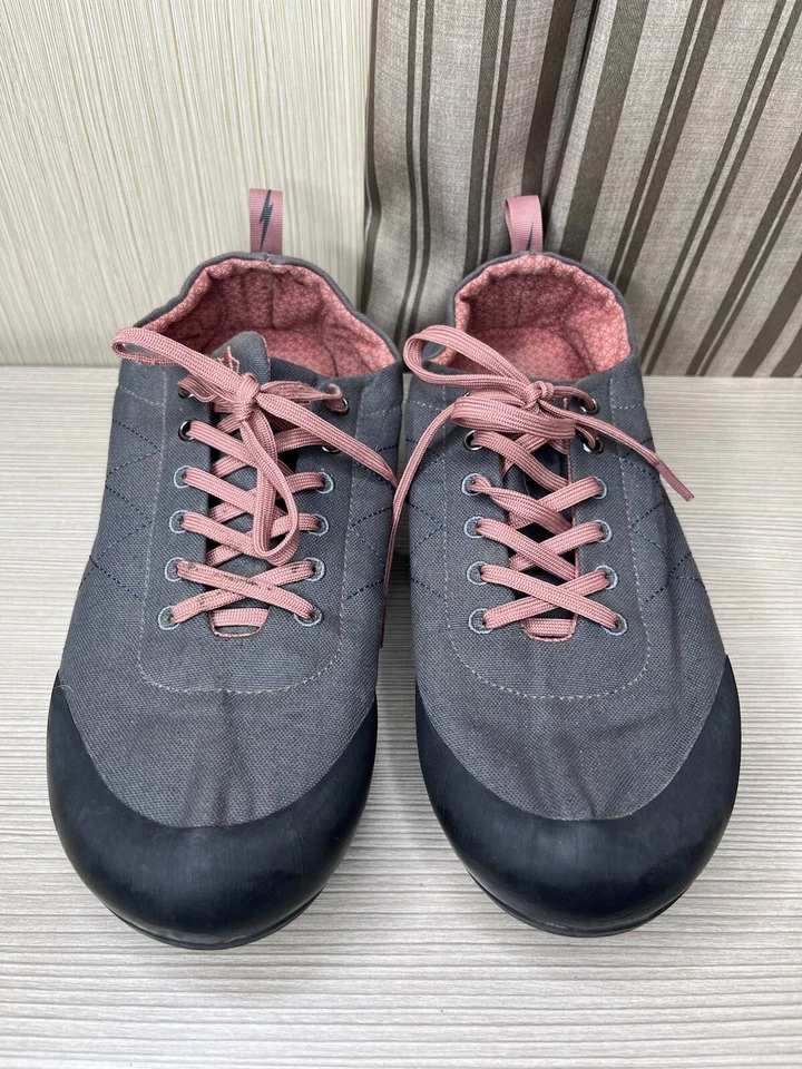 Zapatos de Escalada Evolv Cruzer - Para Mujer Talla 9.5 Gris Textil Superior - Suelas Trax Foto 4 de 4