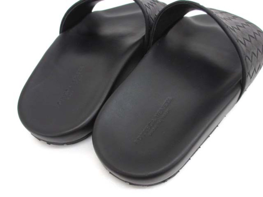 BOTTEGA VENETA Sandals Women's Size 34 Black Leather thumbnail 5