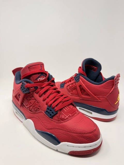 Nike Air Jordan 4 Retro FIBA Red White CI1184-617 RARE Clean