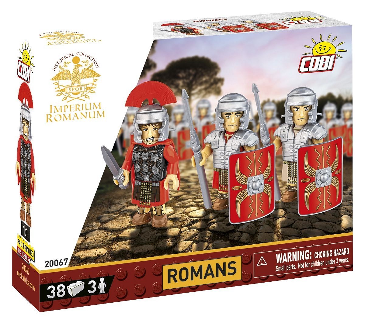 COBI, 3 figurine romane con accessori - 38 pezzi, ,  COB20067
