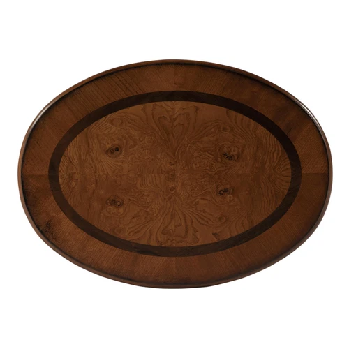 Butler Specialty Company Whitley 18"W Oval Wood 2 Drawer Side Table - Olive Ash - Picture 4 of 8