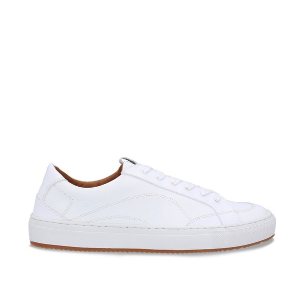 Zapatillas deportivas blancas de cuero vegano informales de caña baja cómodas transpirables minimalistas zapatos