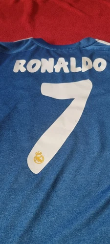 Camiseta visitante Cristiano Ronaldo Real Madrid 2013-14 M manga larga L/S Portugal rara - Imagen 5 de 18