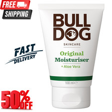 Bulldog Skincare Original Men's Moisturiser, Non-Greasy Hydration, Fast...