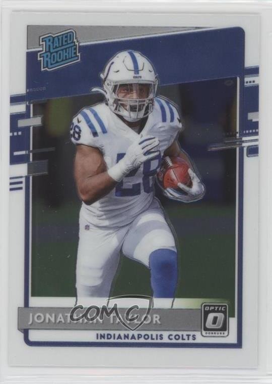 2020 Panini Donruss Rated Optic Preview Jonathan Taylor #P-317 Rookie RC 06c5