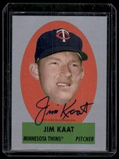 2021 Topps Archives #TPOA-JK Jim Kaat 1963 Topps Peel-Off Auto /99