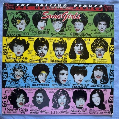 Rare Vintage The Rolling Stones Some Girls Banned Cover Excellent Condition 